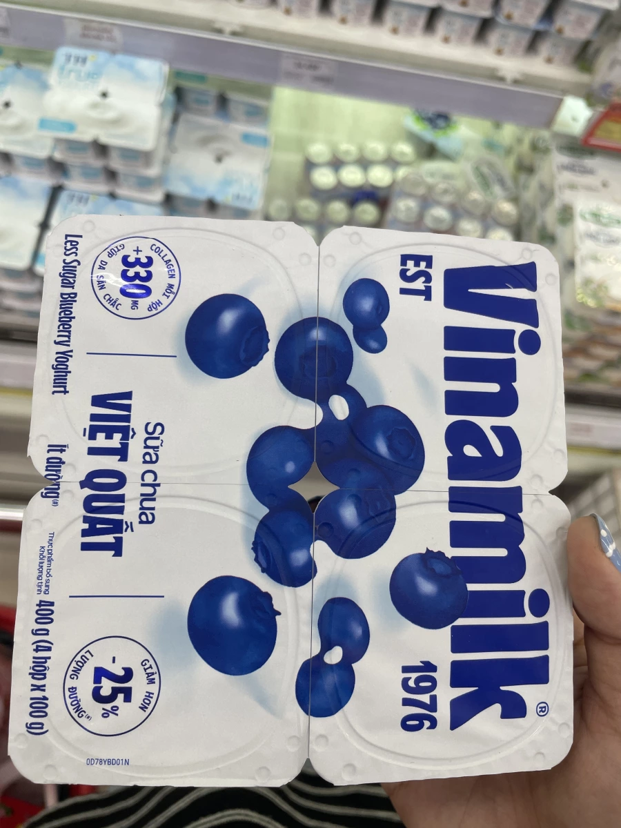 Vinamilk 藍莓優格 (4入裝)