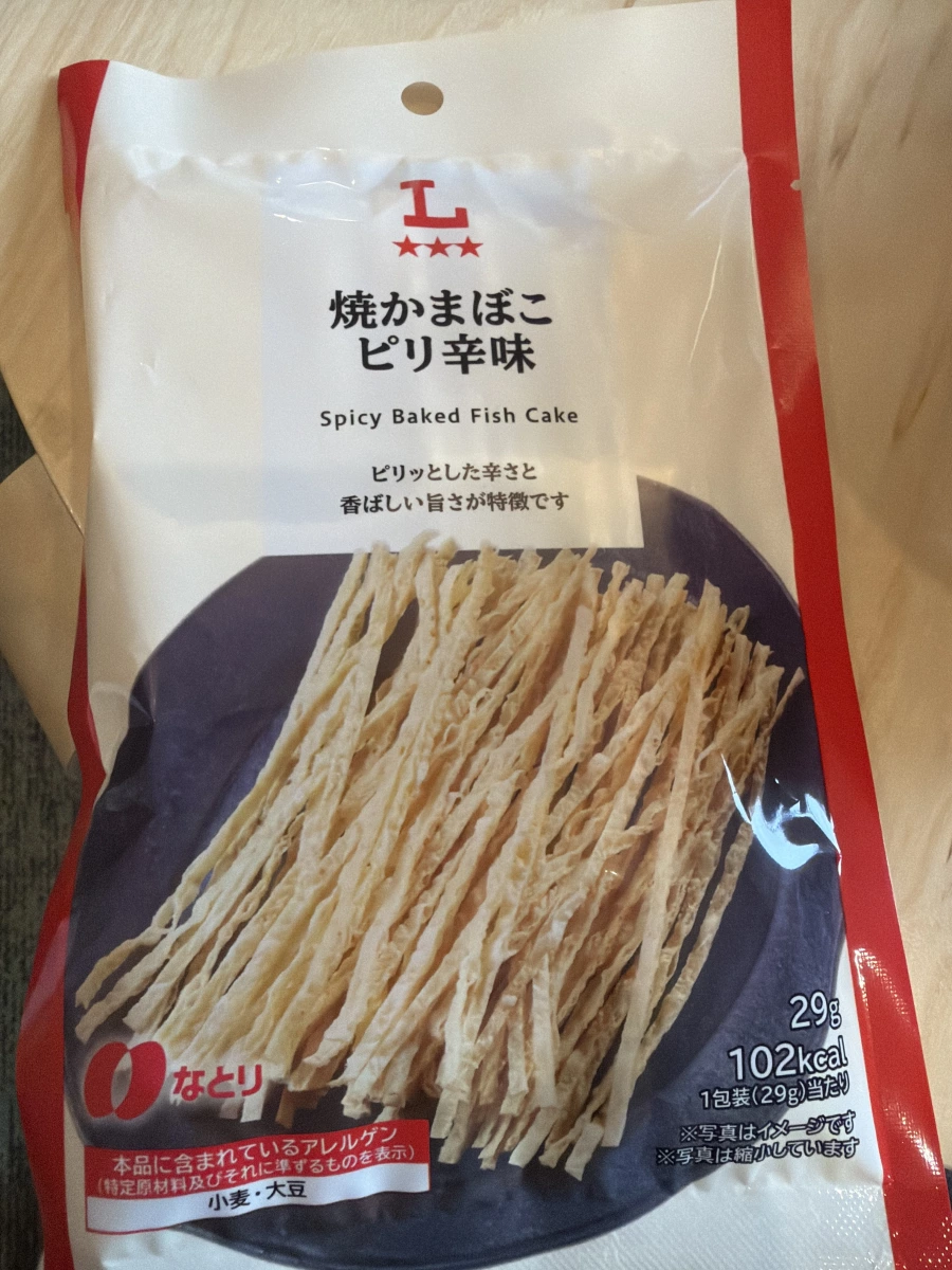 Lawson 辣味烤魚板絲