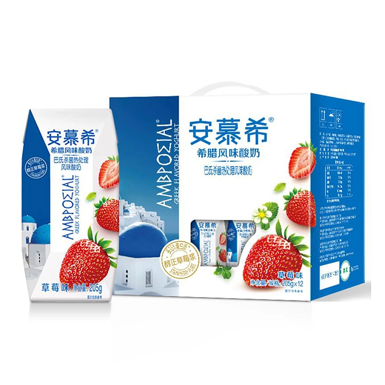 安慕希希臘風味優酪乳（草莓味）