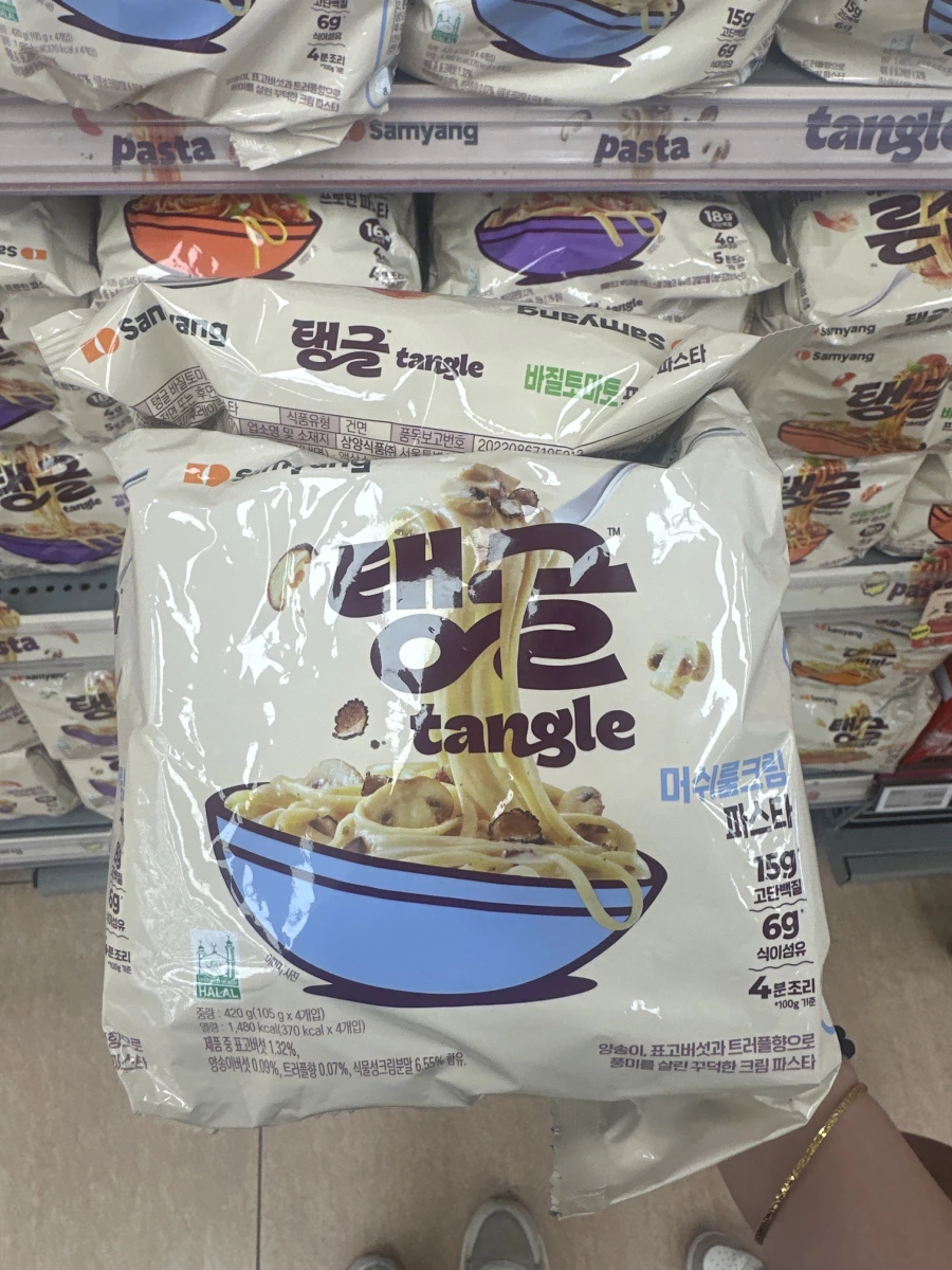 三養 Samyang Tangle 奶油蘑菇義大利麵