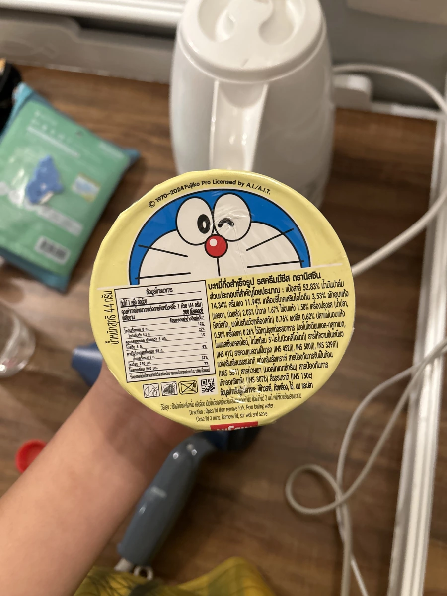 泰國日清哆啦A夢杯麵（奶油起司風味）