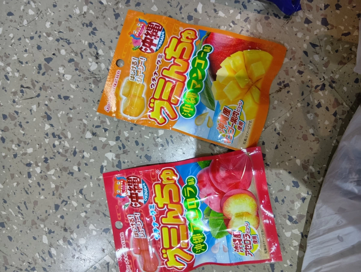 沖繩芒果口味軟糖、沖繩西印度櫻桃口味軟糖
