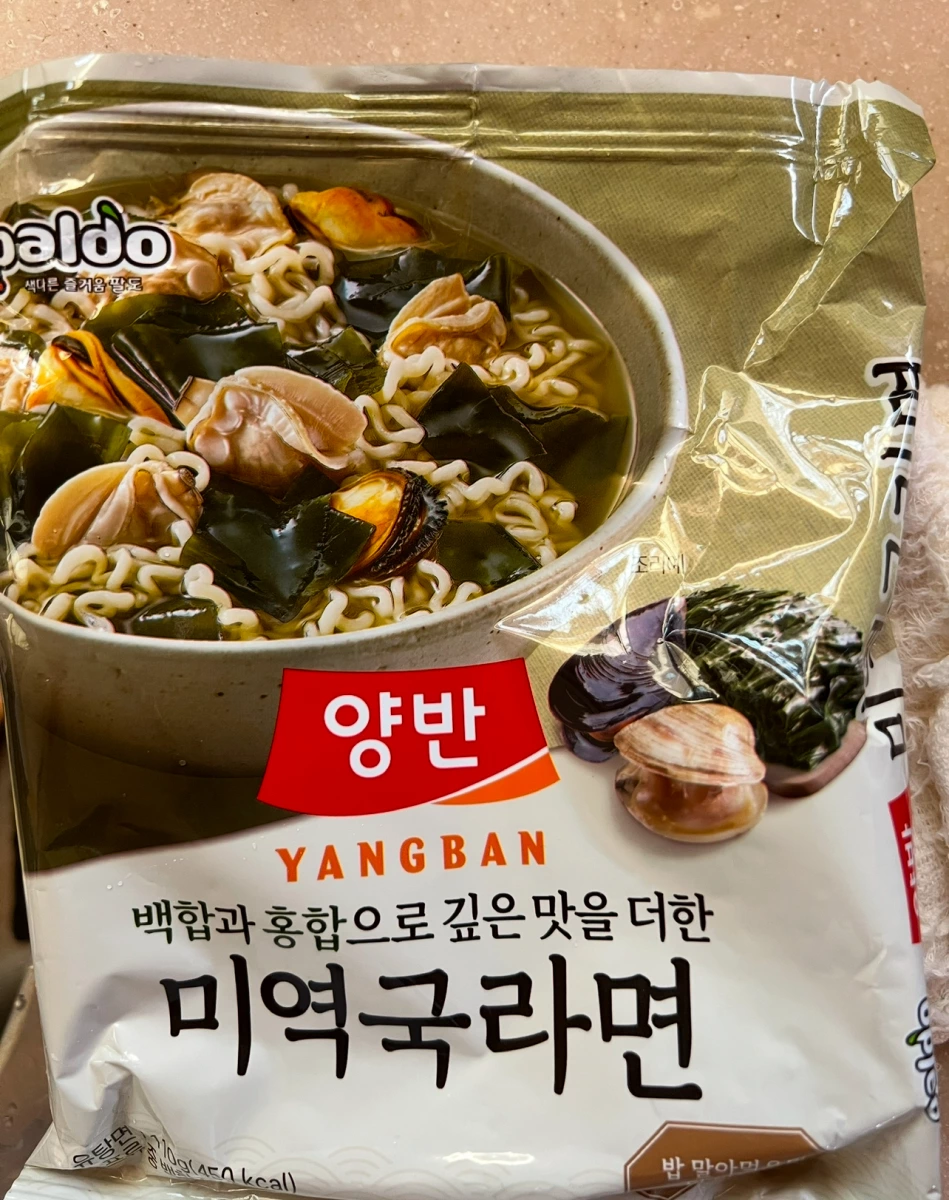 Paldo Yangban 韓國海帶湯拉麵
