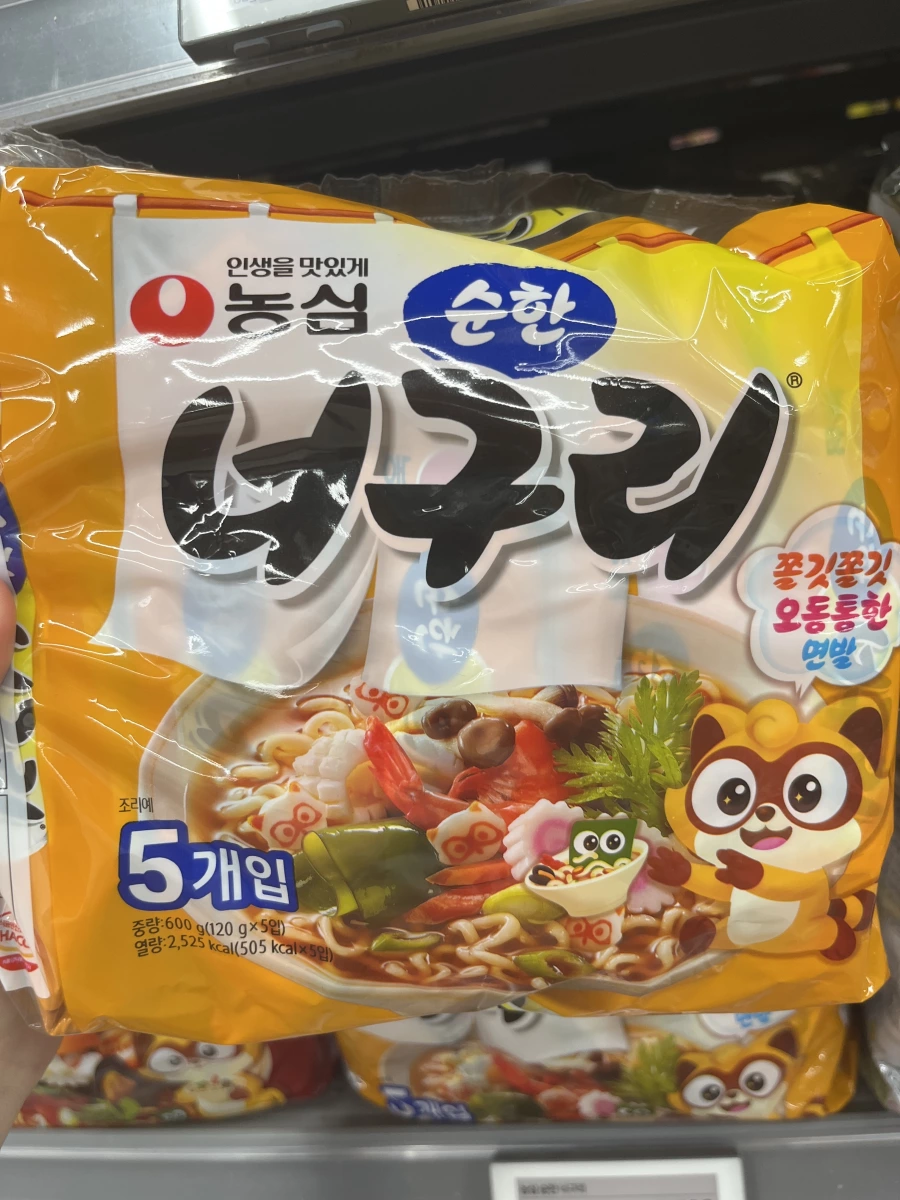 農心浣熊麵（純味/原味）
