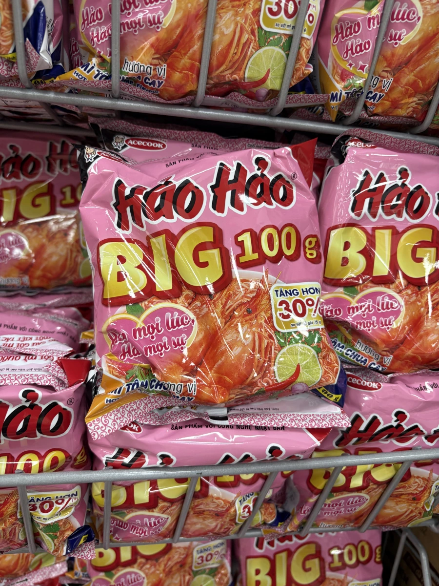 越南 Hảo Hảo 酸辣蝦味泡麵 (BIG 100g)