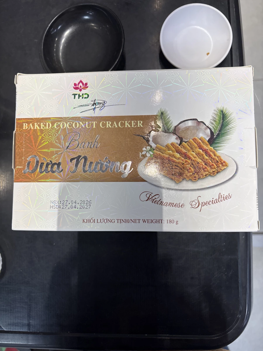 越南 THD 烤椰子餅 (Bánh Dừa Nướng)