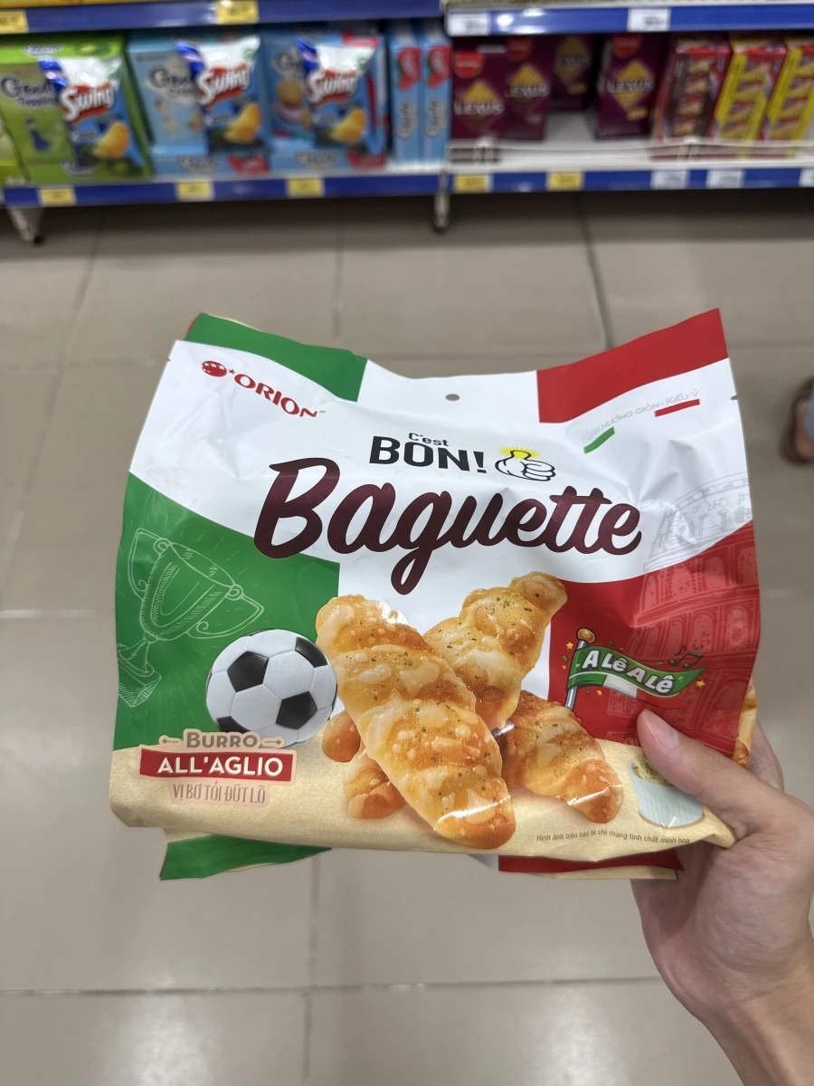 Orion C'est BON! Baguette 蒜香奶油麵包脆餅