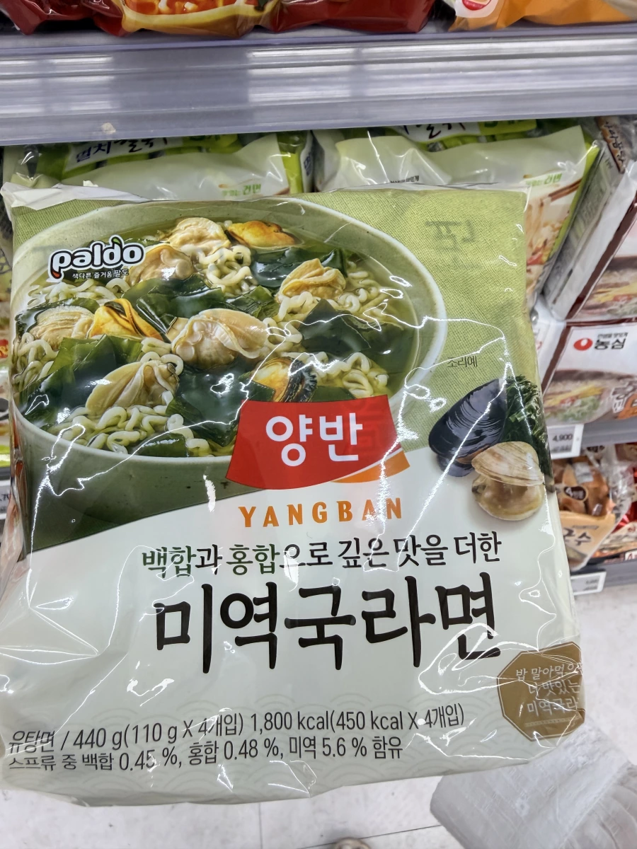 Paldo Yangban 韓式海帶湯拉麵