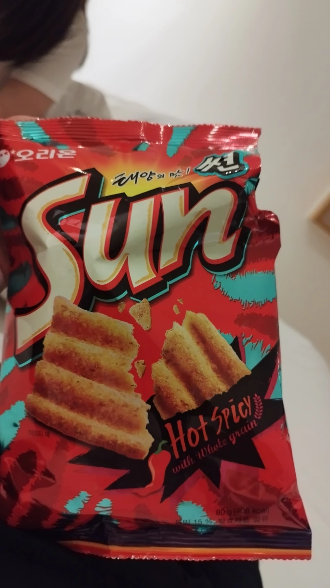 韓國 Orion 好麗友 Sun Chips 太陽餅乾（香辣口味）